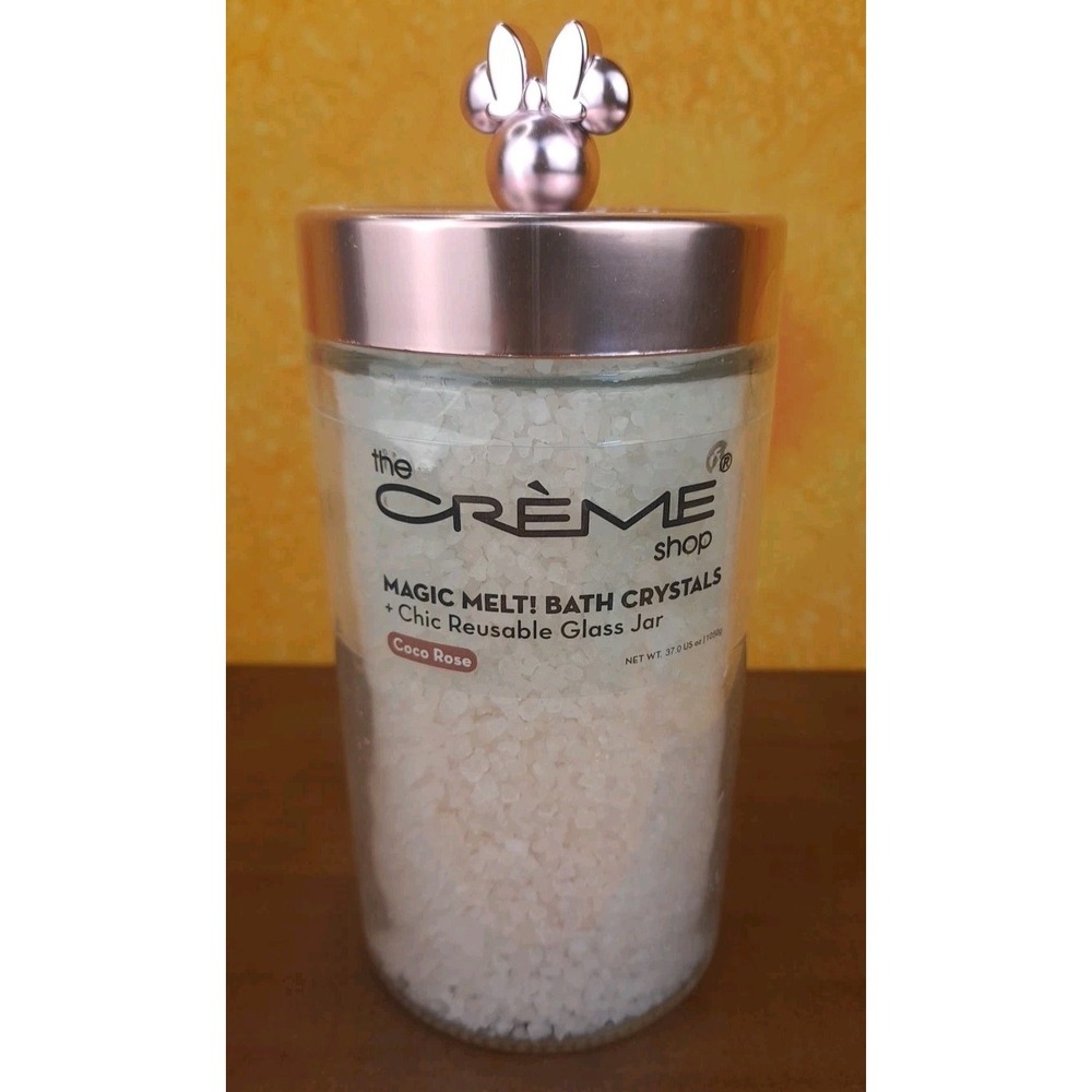 The Crème Shop Magic‎ Melt Bath Crystals Coconut Rose Disney Minnie Mouse 37oz